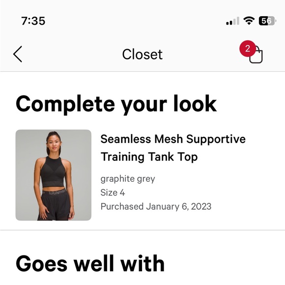 Lululemon brand new bra tank size 4 - Picture 2 of 4